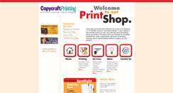 Desktop Screenshot of copycraftprinting.com